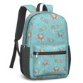 thumbnail image 2 of Game Controller Blue Pattern 17" School Backpacks for Teens,Waterproof Oxford Fabric,S-Shape Padded Straps for School,Travel,Hiking,Camping, 2 of 6