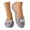 Grey, variant on Ticikt Women's Jelly Sandals Ballet Shoes On Flats Hollow Out Loafers