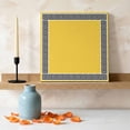 thumbnail image 3 of Ships Next Day Canvas Wall Art 8"x8", Yellow Wood Framed Canvas Print Painting, Black White Modern Geometric Abstract Art Ready to Hang Small Picture Wall Decor for Home Bathroom Nursery Kitchen, 3 of 9