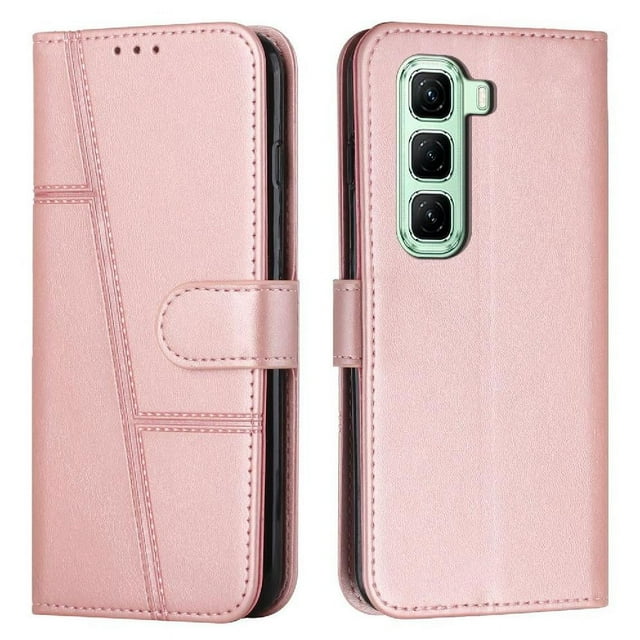Funda Flip para FOXDOCK Infinix Hot 50 4G – Carcasa delgada y resistente a impactos con soporte para uso diario y profesional