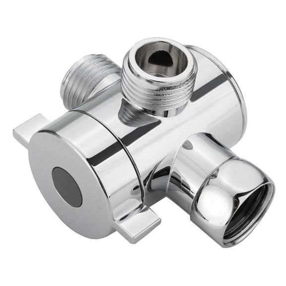 ANXPTIME 3 Way T-shaped Adapter Sprayer Shower for Head Diverter Arm Mount Bathroom