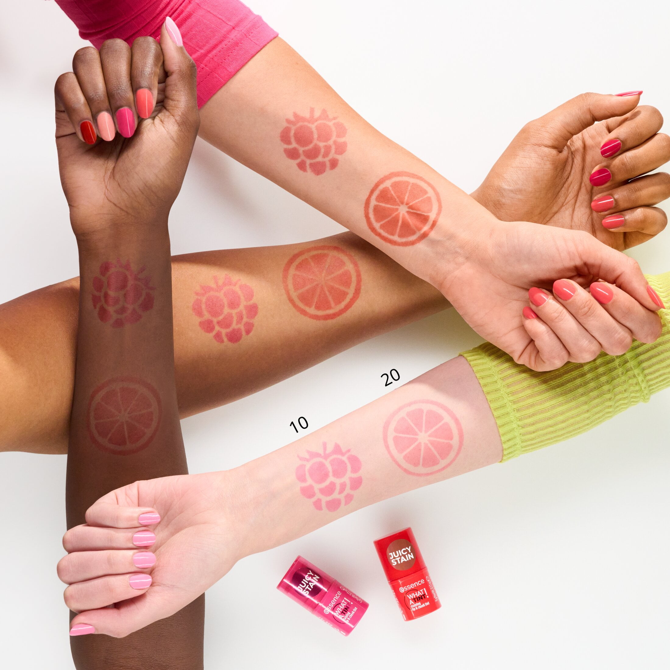 essence What a Tint! Staining Lip & Cheek Jelly Tint, 10 Raspberry Vibes