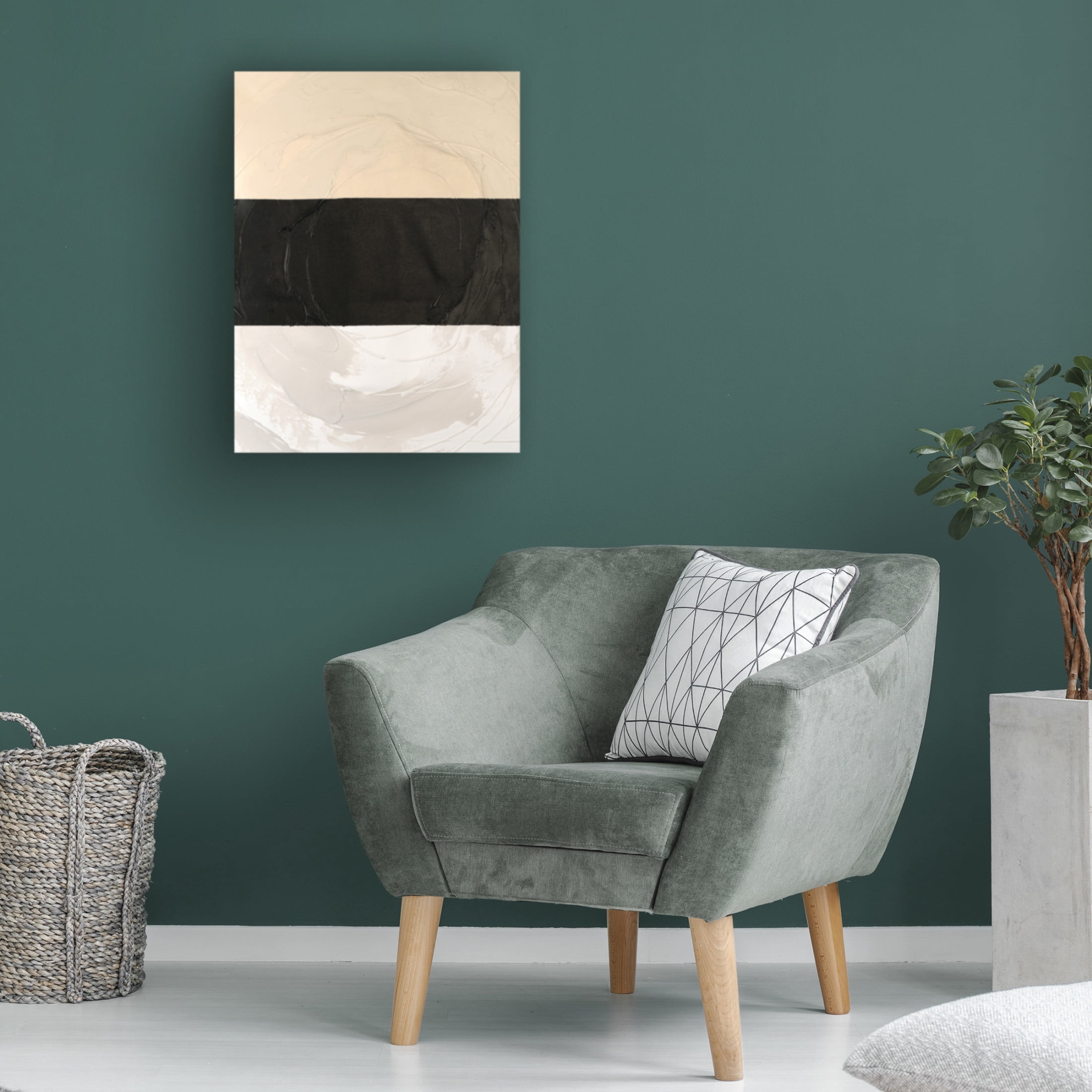 Canvas Wall Art - Vanna Lam 'Triennial II' Wall Art for Living Room, Bedroom, or Office Décor by Trademark Fine Art - 18 x 24 Inches