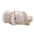 thumbnail image 1 of Cinta Navideña Vickerman Champagne 4 cm x 5 m con Bordado Dorado, 1 of 1