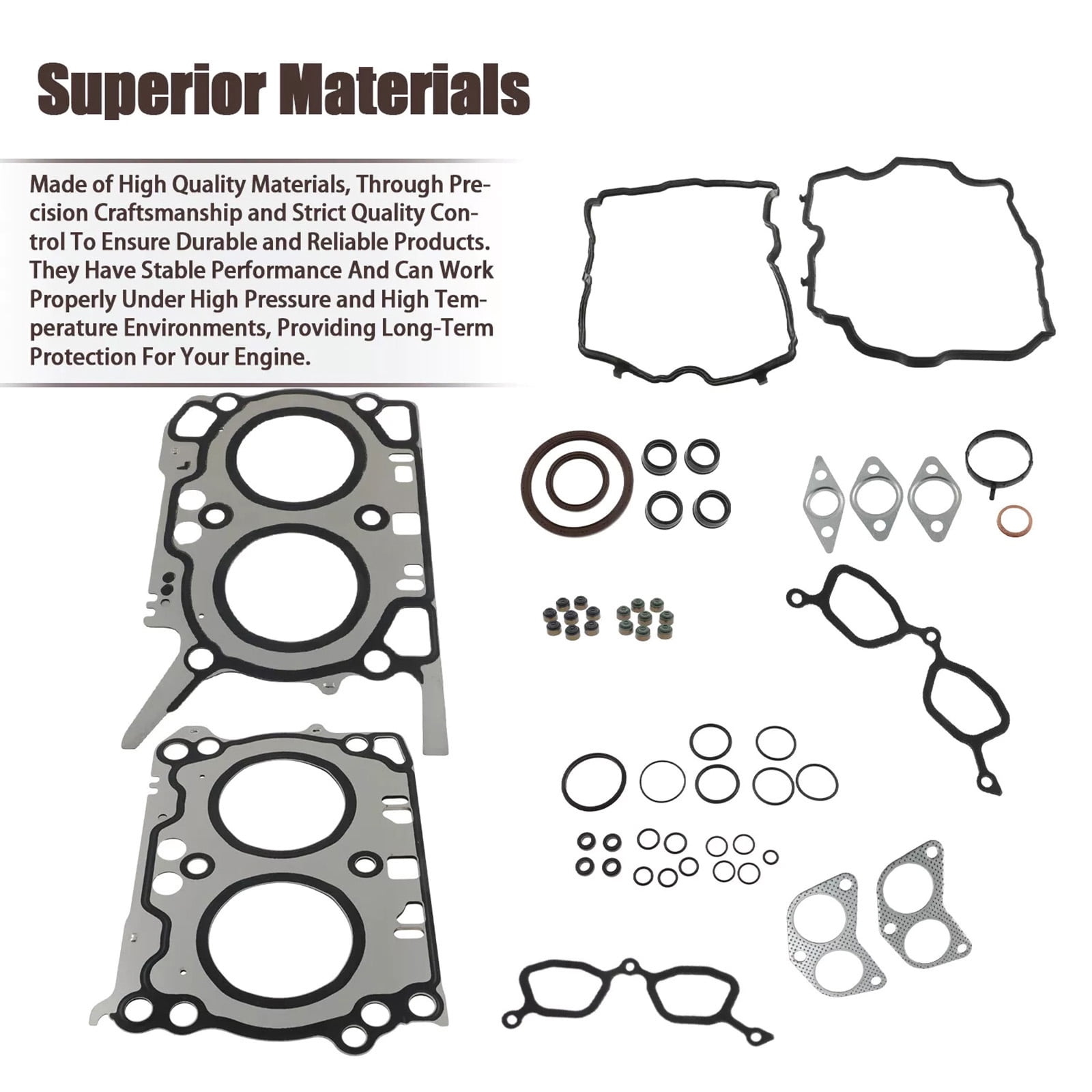 Engine Head Gasket Set for Subaru Crosstrek 2012-2017 Durable Seals, Optimized Performance for Engine Repairs