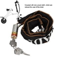 thumbnail image 3 of LOCK DE CADENA DE SCOOTER DE MOVILIDAD DURADERA, Bloqueo de Bicícletas de Conveniencia, Práctica para Motocicletas para el Scooter de Movilidad de la Bicicleta del Automóvil, 3 of 7