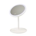 Mainstays LED Lighted Vanity Makeup Mirror with Organizer Tray, Artic