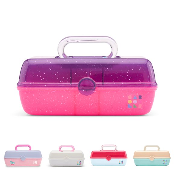 Organizador de maquillaje Caboodles Pretty in Petite Purple Sparkle