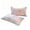 #A03-B, variant on 2 Pack Ice Silk Pillowcases 19x29 Inches, Cooling Summer Pillow Covers with Cute Panda Print, Breathable Soft Polyester Cases for Bed Dorm Decor, Blue White Patchwork Design
