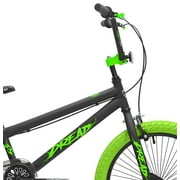 20 Kent Bicycle Dread BMX Bicycle, Fits Rider 42-5, Green/Black, Child, Unisex