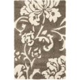 thumbnail image 1 of Safavieh Florida Shag Collection SG458-2879 Dark Brown and Smoke Area Rug (6' x 9'), 1 of 4