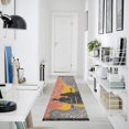 thumbnail image 4 of Yayeee Runner Rug for Bedroom 2'x6' Machine Washable Hallway Non Slip Mat, Striped Boat, 4 of 8