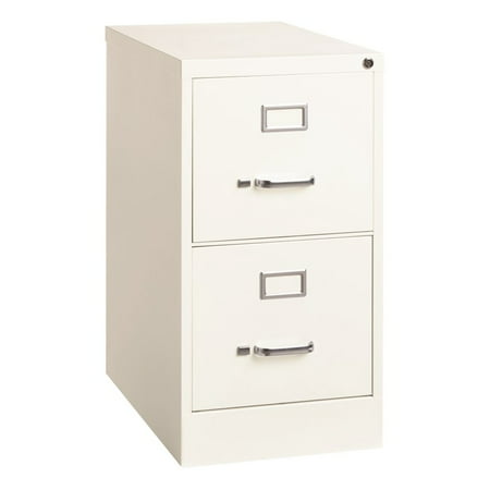 Hirsh 25 In Deep 2 Drawer Letter Size Vertical File Cabinet In White