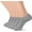 Grey, variant on SERISIMPLE Women No Show Thin Bamboo Ankle Sock Soft Breathable Socks 5 Pairs (Black, Large)