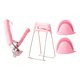 thumbnail image 2 of Juego de Pinzas para Platos Calientes de Cocina Sunnimix Silicona Rosa, 2 of 8