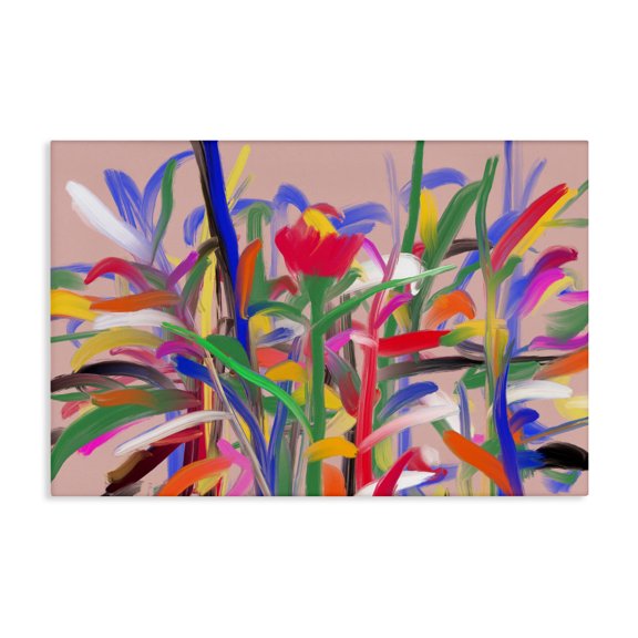 Stupell Industries Modern Blooming Garden Expression Canvas Art, 24 x 16, by Bellassai Art