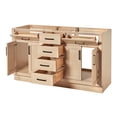 thumbnail image 5 of Ariel Hepburn 60 Inch Double Sink Base Cabinet In Oak, 5 of 10