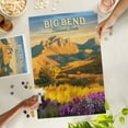 thumbnail image 4 of Lantern Press 1000 Piece Jigsaw Puzzle, Big Bend National Park, Texas, Oil Painting, 4 of 5