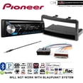 thumbnail image 1 of Pioneer DEHS4010BT 2-Din Radio Install Kit with Bluetooth, CD Player, USB/AUX Fits 1999-2000 Mercury Cougar, 2000-2004 Ford Focus - (Will Not Work With BLAUPUNKT System) and a SOTS lanyard included, 1 of 2