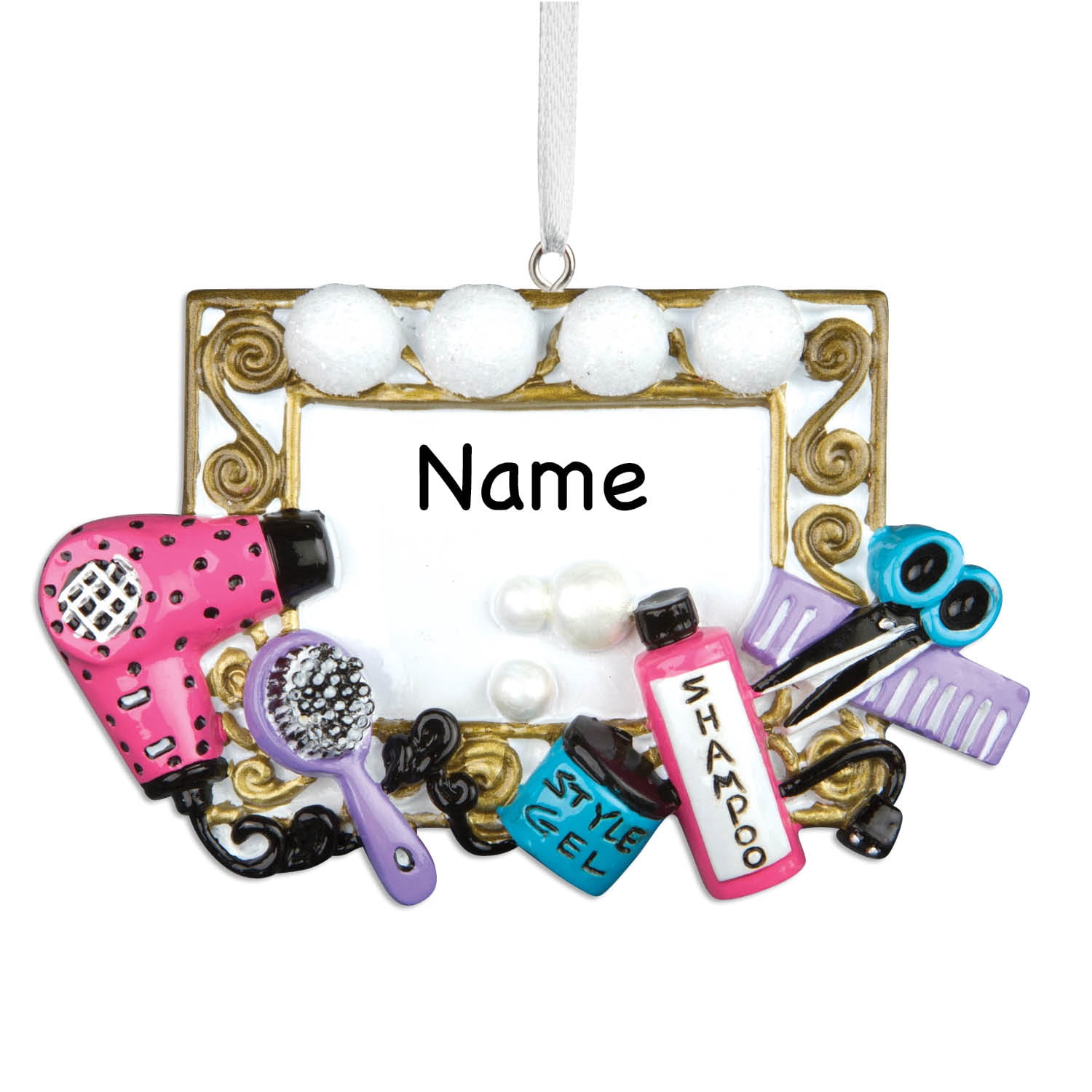 Personalized Stylist Station Christmas Tree Ornament