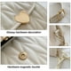 thumbnail image 3 of Nuevo bolso semicircular rombal, bandolera de un hombro a la moda, bolso de pu con cadena simple, 3 of 5