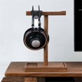 thumbnail image 3 of T-Shape Wooden Headset Stand - Desk Headphone Holder, Display Shelf, Storage Organizer for Home and Office A, 3 of 5