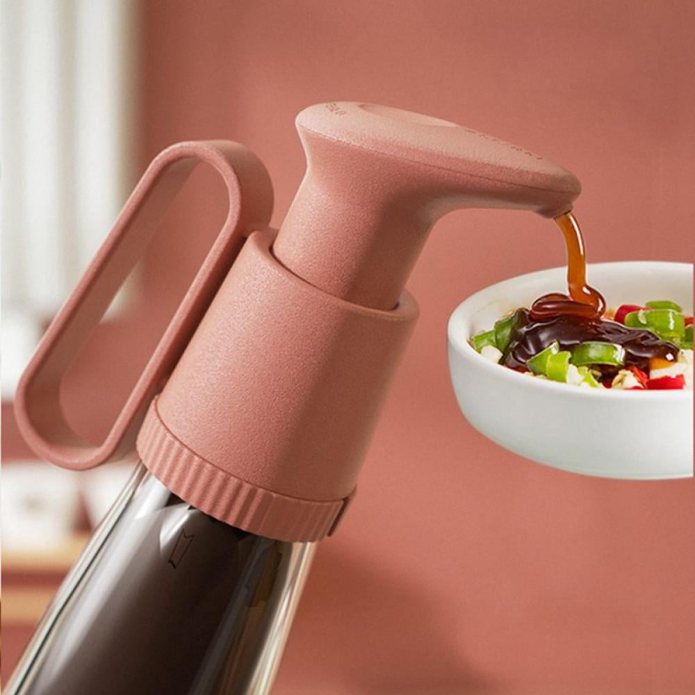 Syrup Bottle Nozzle, Pressure Oil Sprayer, Household Pump Pushtype, Sauce Plastic Pump with