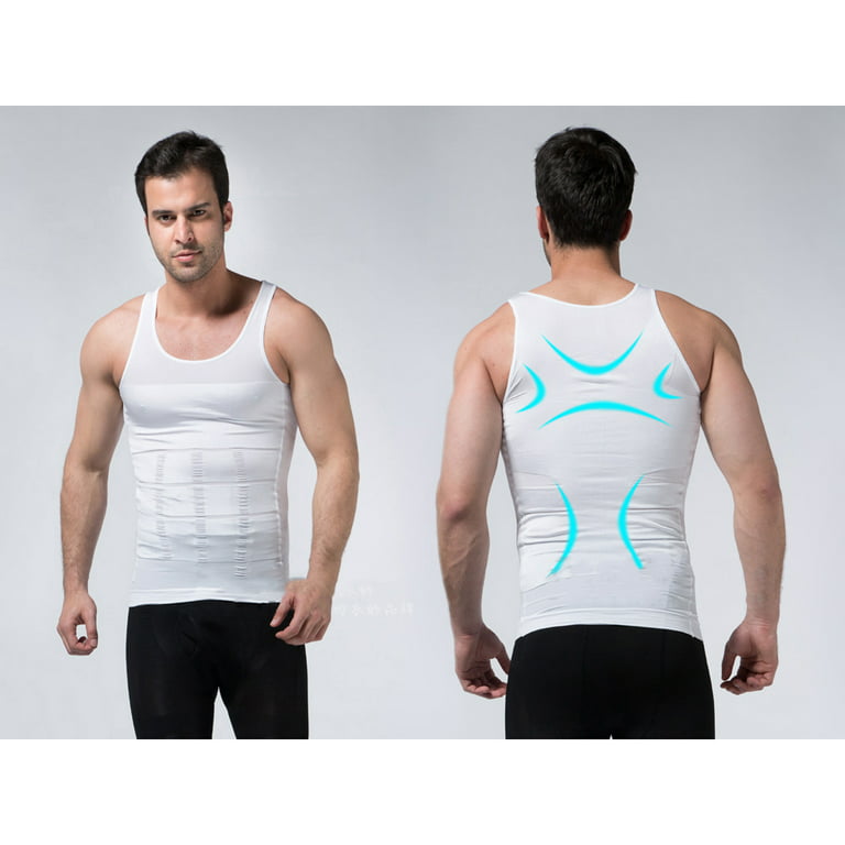 Men's Body Shaper For Men Slimming Shirt Tummy Waist Vest lose