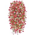 thumbnail image 2 of 4 Pack Artificial Hanging Flowers, Hanging Plants Look Real Flowers for Outside Porch Patio Window Box Yard Home Decor Outdoor Garden Thanksgiving Fall Decoration, 2 of 6