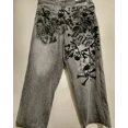 thumbnail image 3 of Pantalones vaqueros holgados Vintage de hip-hop americano para mujer, pantalones Harajuku de cintura alta Y2K de pierna ancha, pantalones góticos de calle, novedad de 2024, 3 of 5