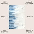 thumbnail image 4 of JONATHAN Y CONTEMPORARY POP 5 x 8 Area Rug, Linear Half-Stripe - Blue/Cream, CTP112A-5, 4 of 10