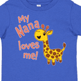 thumbnail image 4 of Inktastic My Nana Loves me- cute giraffe Boys or Girls Toddler T-Shirt, 4 of 5