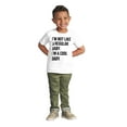 thumbnail image 3 of I'm a Cool Baby Funny Movie Quote Toddler Boy Girl T Shirt Infant Toddler Brisco Brands 4T, 3 of 6