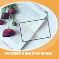 thumbnail image 2 of 2pcs Pvc Magnifying Sheet Bookmark Ultra-Thin Full Page Magnifier Reading Book Page Magnifier Magnifying Sheet For Reading, 2 of 6