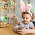 thumbnail image 6 of Easter Garland Decor,50Ft Glitter Tinsel Spring Garland Decorations for Tree Mantle Bedroom Office Classroom Party Indoor Outdoor Holiday Home Pink Yellow Blue Green White, 6 of 6