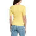 thumbnail image 2 of T Tahari womens  V-neck Cardigan, xs, Yellow, 2 of 3