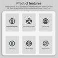 thumbnail image 4 of Amdohai Multifunctional 12.0V Cordless Rechargeable Electric Wrench 3/8 Inch 90° Right Angle Ratchet Wrenches Handheld Driver Power Tool, 4 of 8