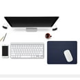 thumbnail image 4 of 30x24cm Desktop Writing Mat Laptop Computer Mouse Pad Keyboard Mice Mat PU Leather Placemat BLACK 300X240MM, 4 of 8