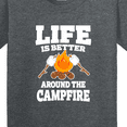 thumbnail image 4 of Inktastic Life is Better Around the Campfire Youth T-Shirt, 4 of 5