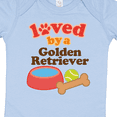 thumbnail image 4 of Inktastic Golden Retriever Loved by a Boys or Girls Baby Bodysuit, 4 of 5