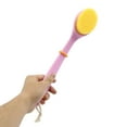 thumbnail image 7 of Pink Bath Body Brush for Back Scrubber Bristles Shower Brush Massager with 13.4 Long Handle, 7 of 7