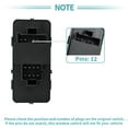 thumbnail image 5 of Front Left Power Window Switch Window Control Switch Fit for Buick Rendezvous 2002-2007 No.5475735 - Pack of 1, 5 of 7