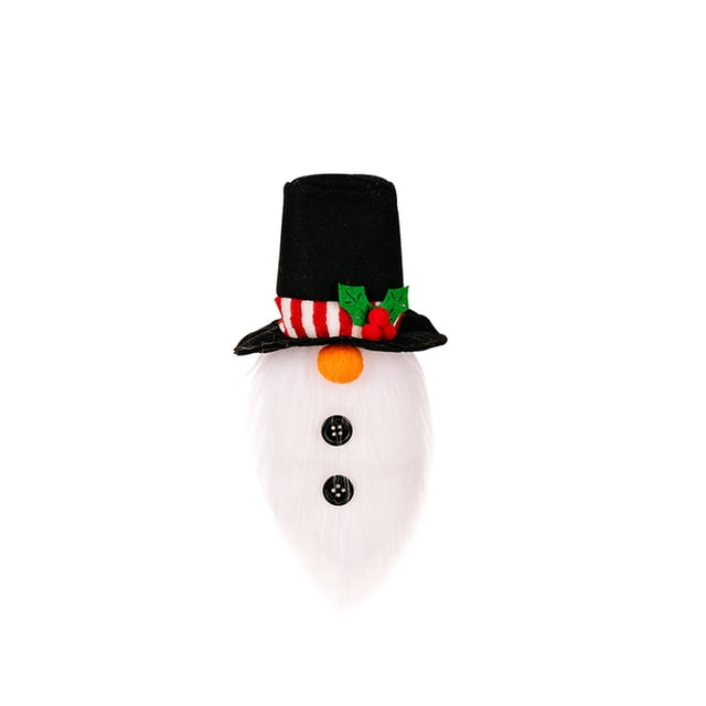Toystoory Funda navideña para botella de vino, decoración de ambientes para fiestas temáticas, decoración de de Navidad, manga decorativa Kits de decoración para fiestas gorra negra Toystoory HA064819-02