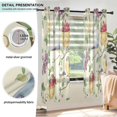 thumbnail image 3 of Yayeee Window Curtains Light Filtering 63"x42" Grommet Panel Pair Home Living Room Decor, Birds with Strawberries, 3 of 7