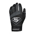 thumbnail image 2 of Louisville Slugger Genuine Adult Batting Glove, Small, Black, 2 of 3