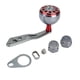 thumbnail image 1 of Mango de metal duradero Sincero para carrete de pesca Baitcast redondo rojo 1 ud, 1 of 10