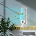 thumbnail image 4 of Abs Desktop Portable Fan, Usb Powered Mini Air Cooler With 5 Speed Settings, for Vehicle and Household Use, White, 4 of 6