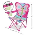 thumbnail image 4 of Melissa & Doug Sunny Patch Cutie Pie Butterfly Folding Lawn and Camping Chair, 4 of 9