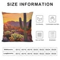 thumbnail image 5 of GOSMITH  Cactus Desert Sunsets Four Seasons Universal Pillow Cover Cushion Cover Sofa Fabric Cushion Cover Home Decoration, 5 of 5