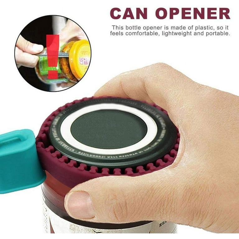 Silicone Can Opener Gripper Handheld,Zip Can Opener Manual,Jar